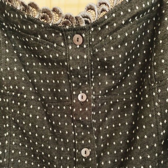 Zaftique 3X Black Polkadot Short Sleeved Blouse - Picture 4 of 8